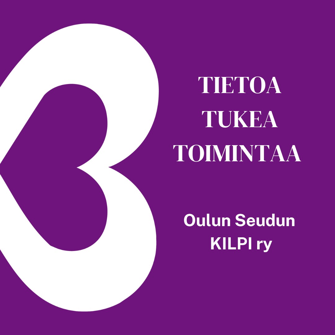 violettipohjainen yhdistyksen mainoskuva